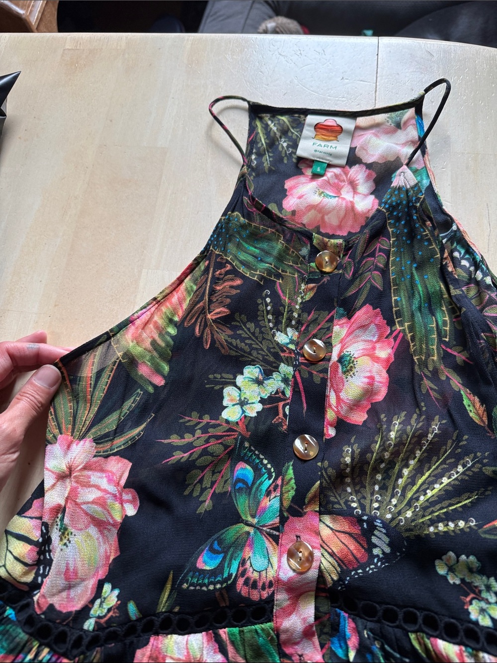 Farm Rio Dress small - Picture 3 of 4